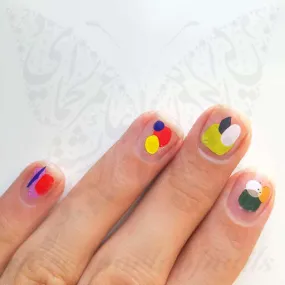 Abstract Nail Art Minimalist Nail Stickers