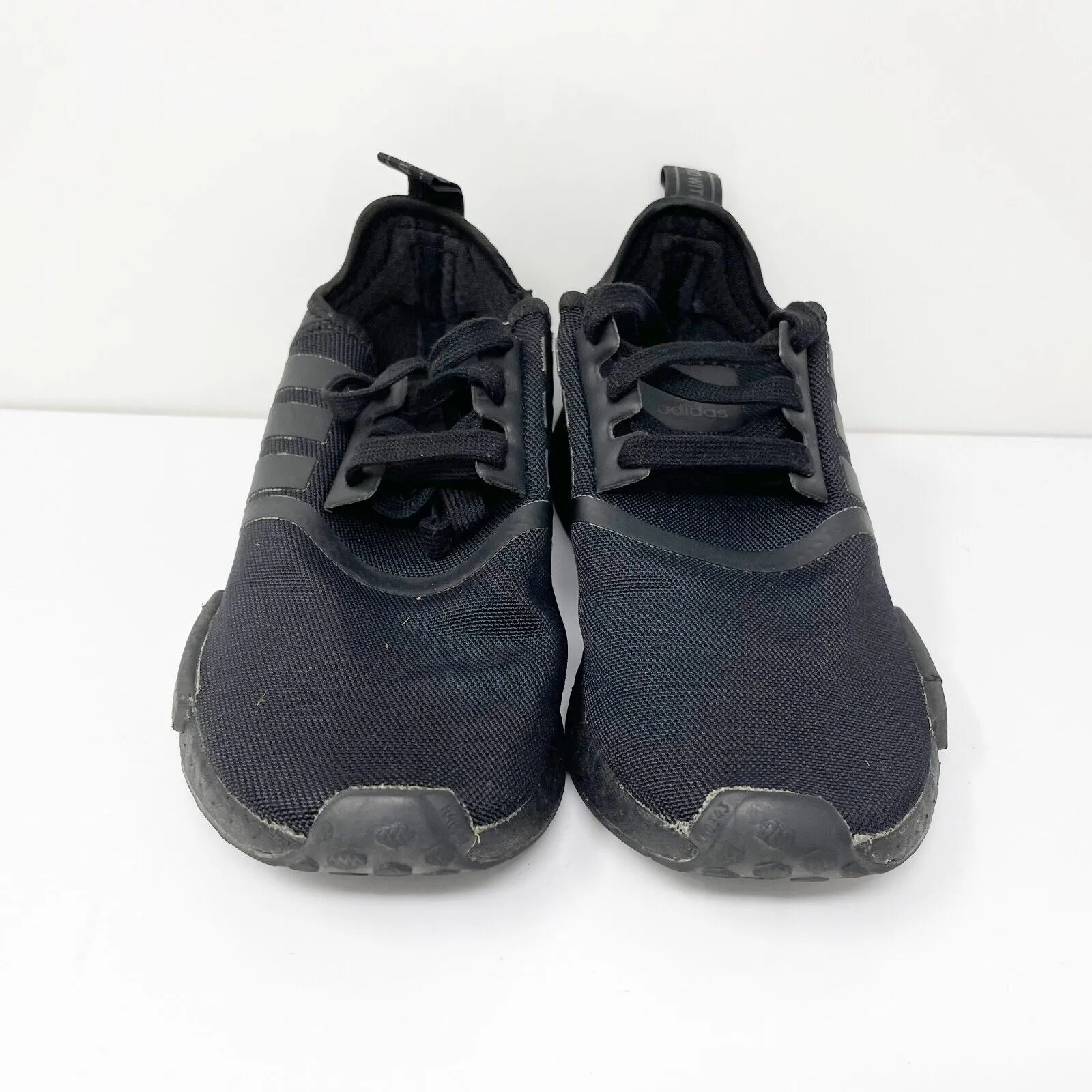 Adidas Boys NMD R1 FW0397 Black Running Shoes Sneakers Size 6.5