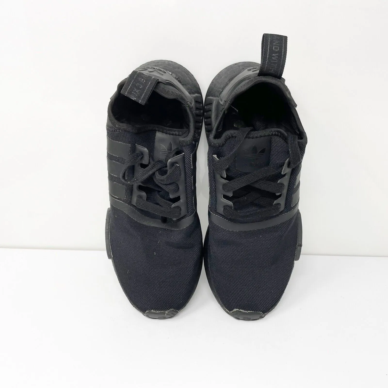 Adidas Boys NMD R1 FW0397 Black Running Shoes Sneakers Size 6.5