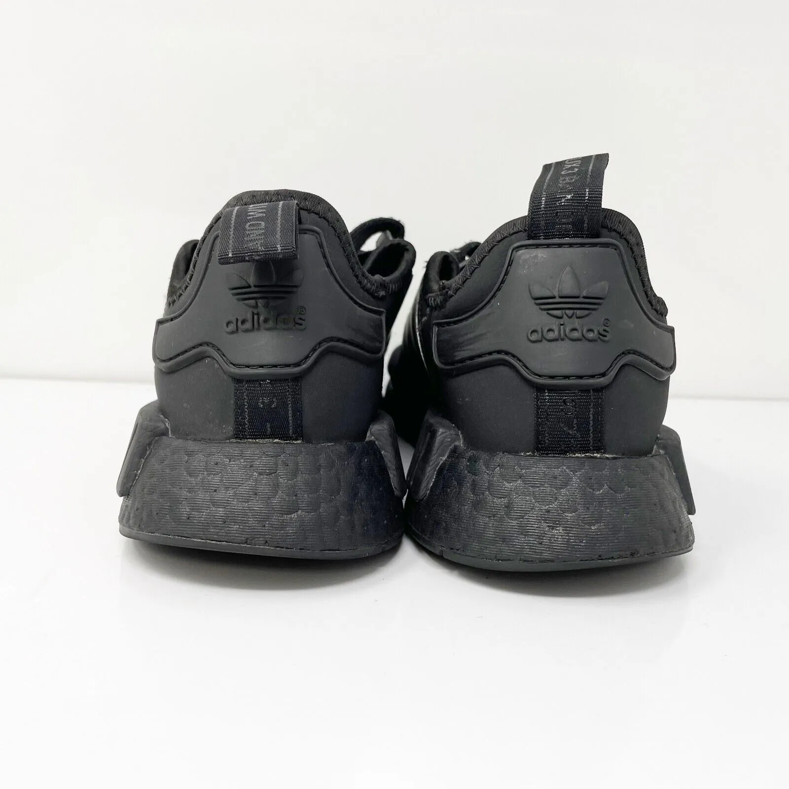 Adidas Boys NMD R1 FW0397 Black Running Shoes Sneakers Size 6.5