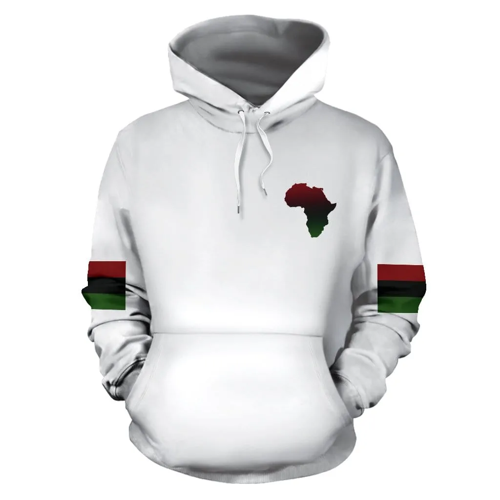 Africa PRIDE Men's White Hoodie