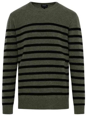 A.P.C. Travis Striped Crewneck Sweater