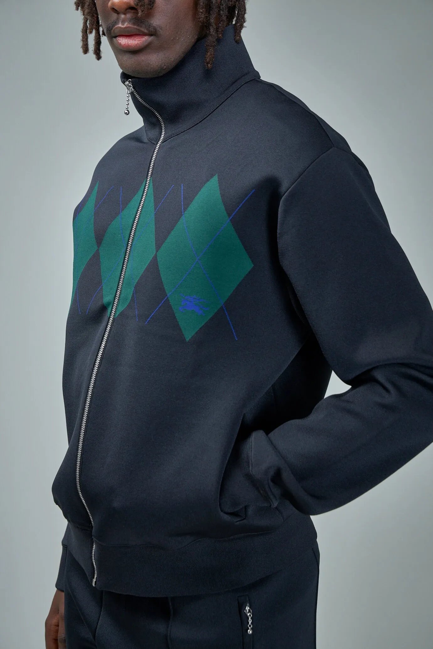 Argyle Track Jacket