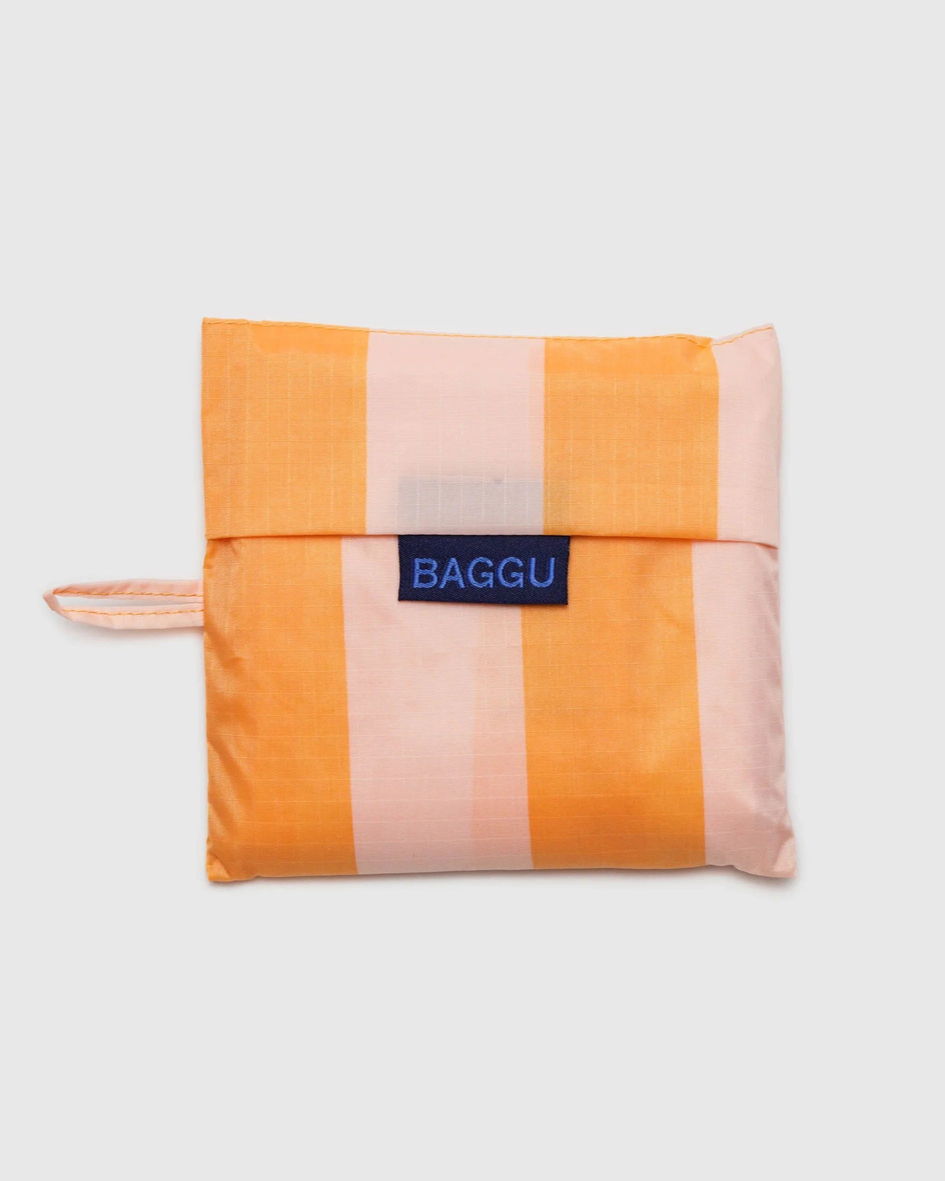 BAGGU Reusable Tote | Tangerine Stripe