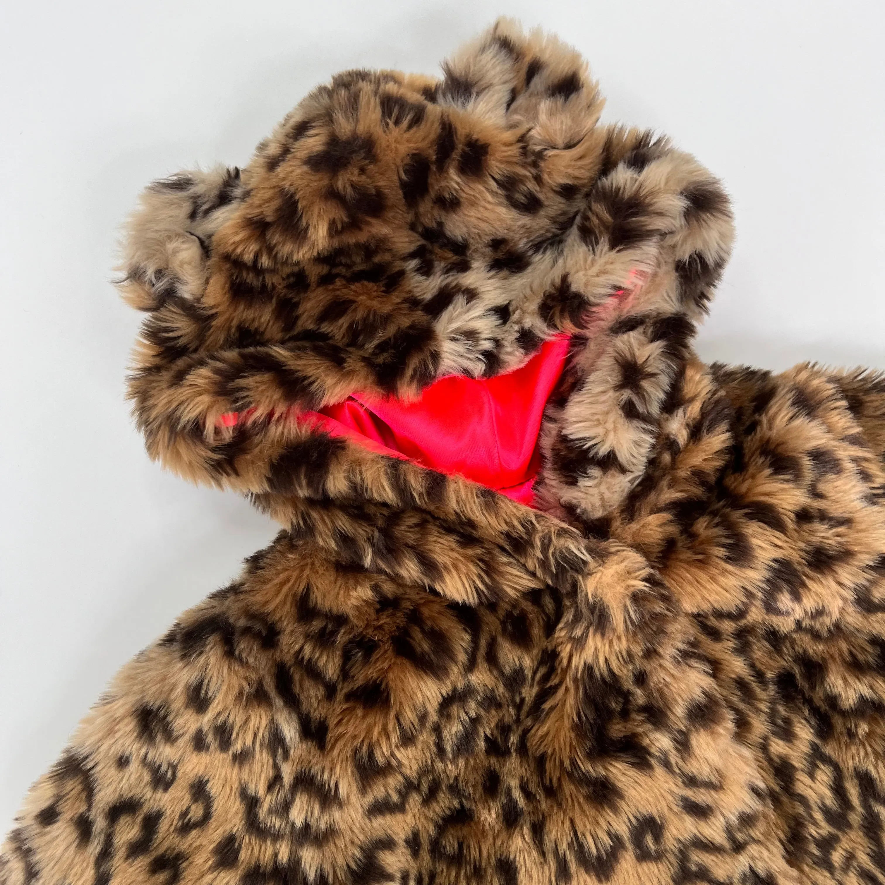 Billieblush Leopard Print Faux Fur Coat: 18 Months