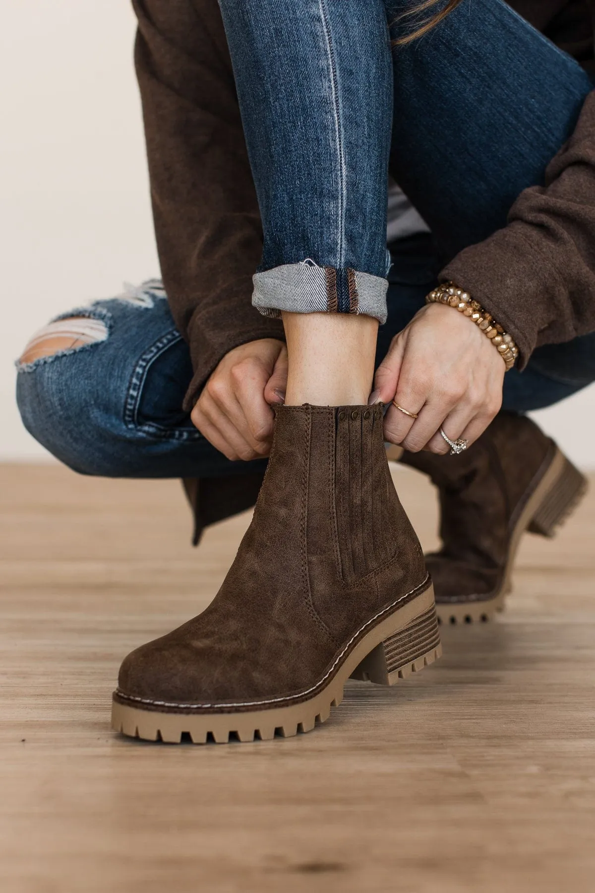 Blowfish Leah Boots- Taupe Prospector