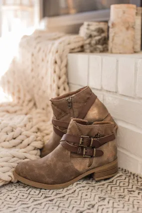 Blowfish Vanya Booties- Taupe Prospector