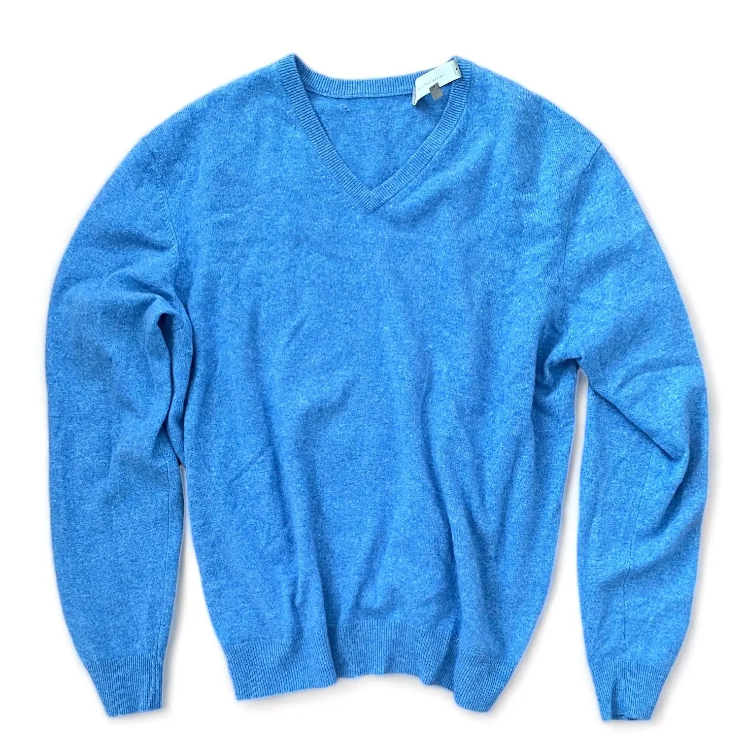 Blue Cashmere Boyfriend Sweater