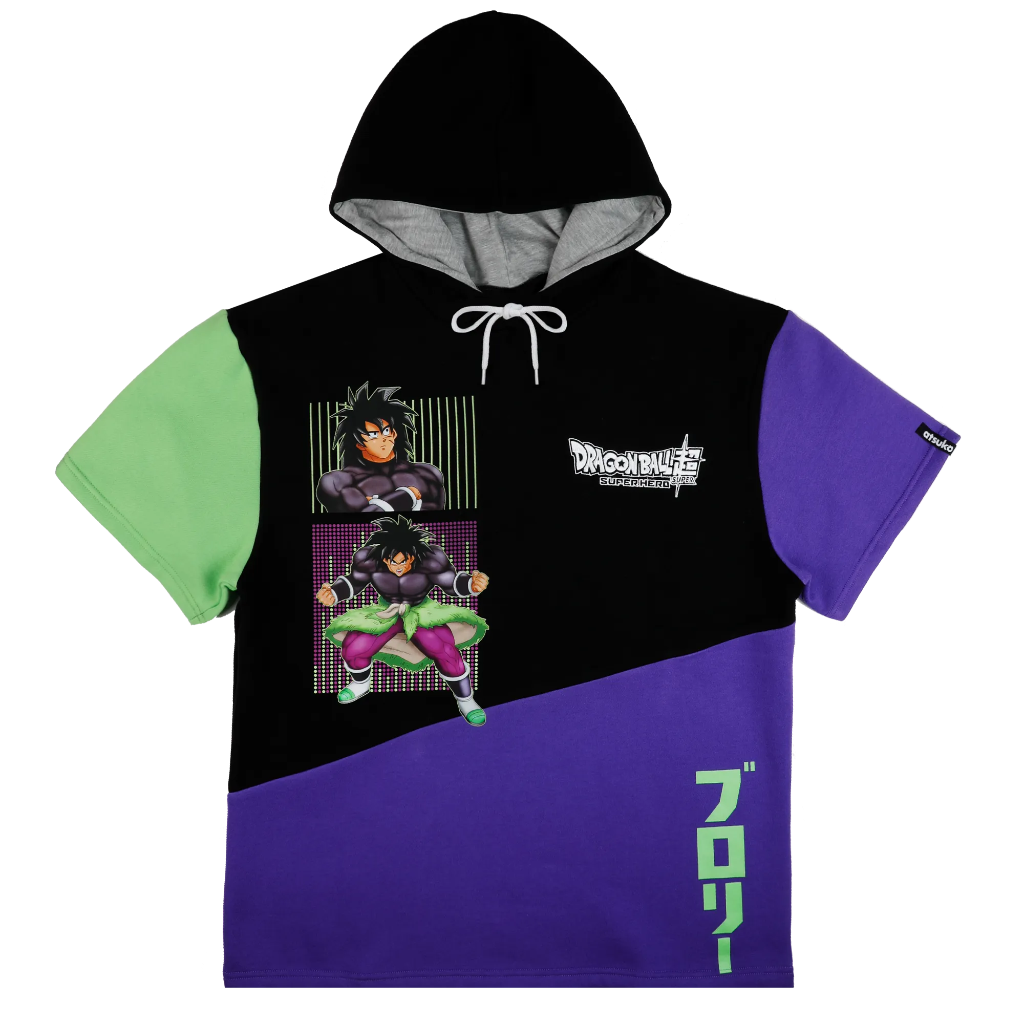 Broly Split Short Sleeve Hoodie