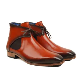 BYTOM - BURNISH ORANGE TAN BOOT