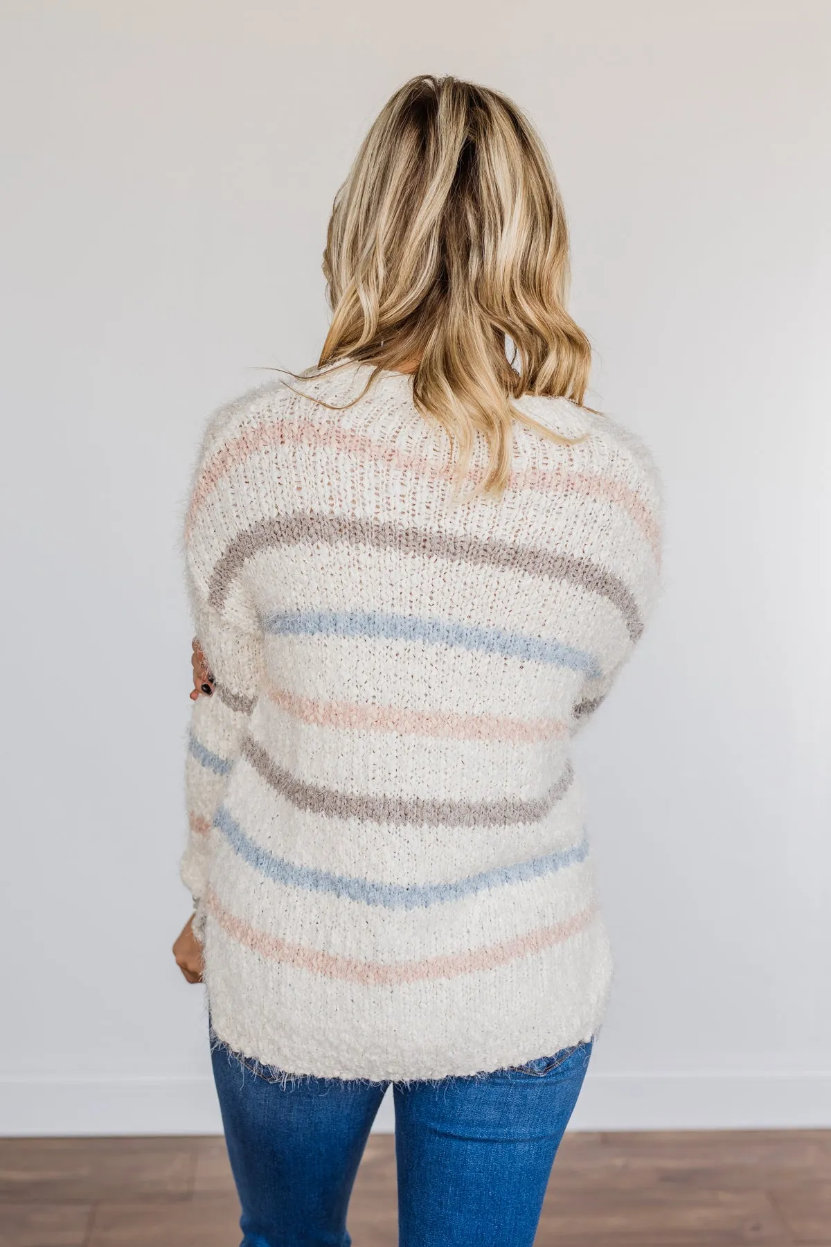 Clouded Love Knit Sweater- Ivory