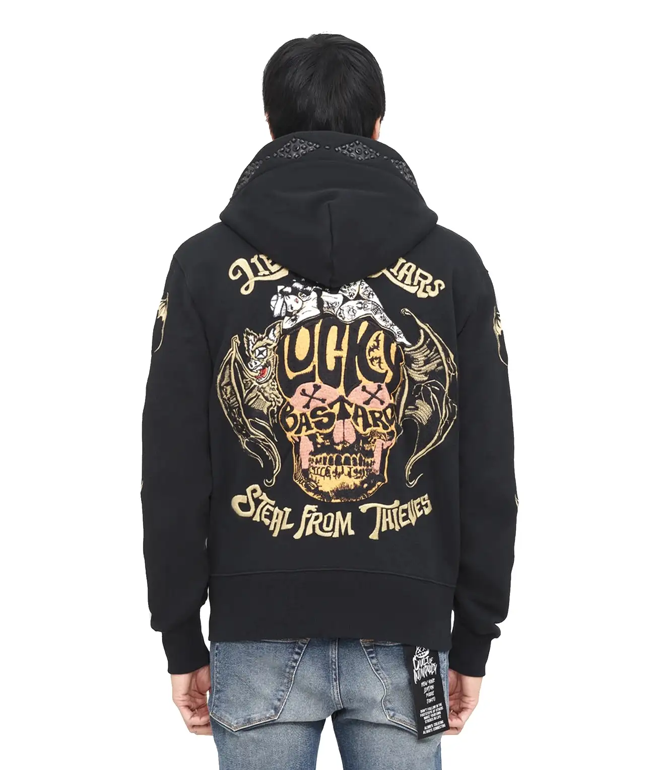 Cult Lucky Bastard Zip Up Hoodie