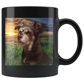 Customizable Photo Black Ceramic Mug