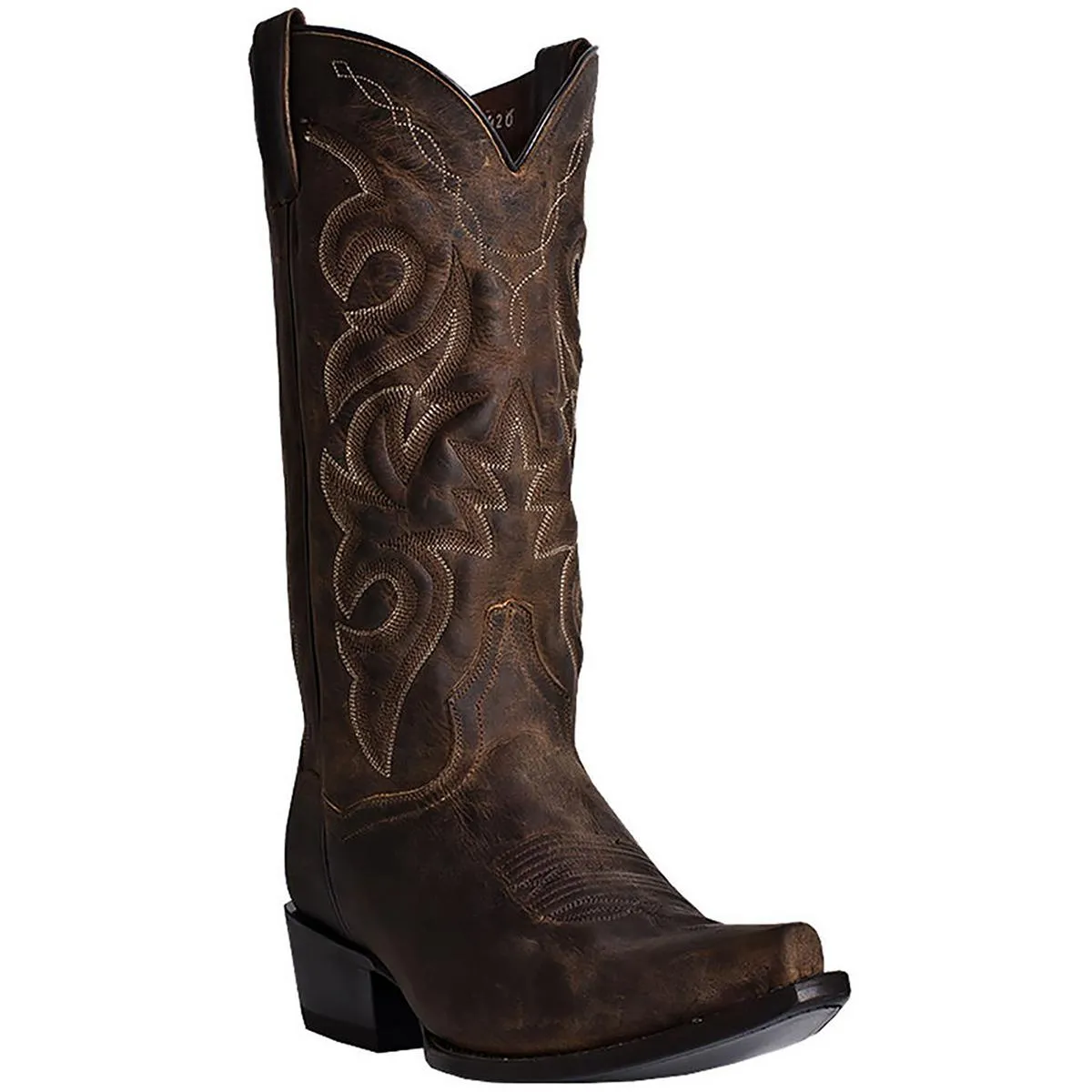 Dan Post Mens Leather Detail Stitching Cowboy, Western Boots