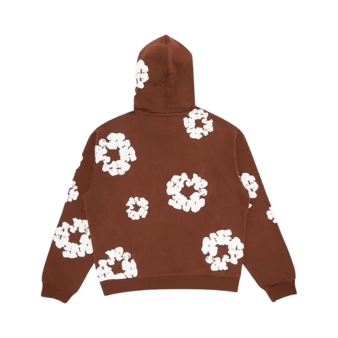 Denim Tears Cotton Wreath Brown Hoodie