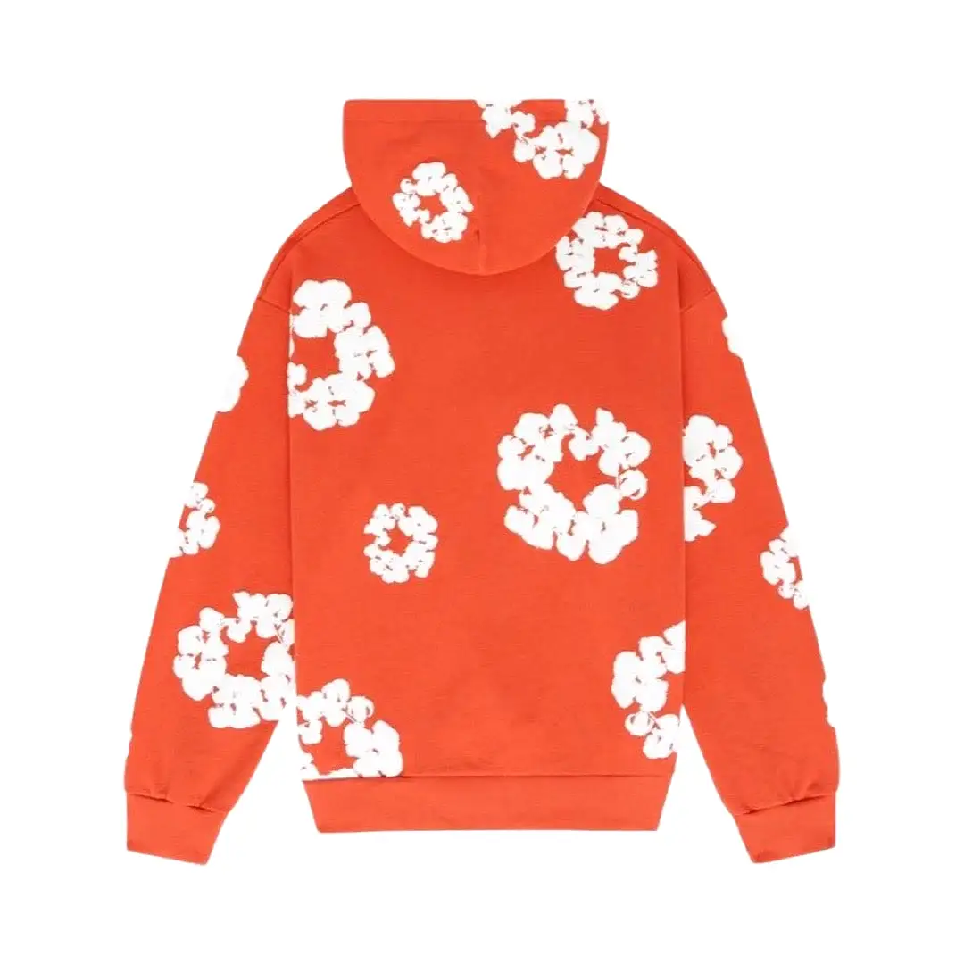 Denim Tears Cotton Wreath Orange Hoodie