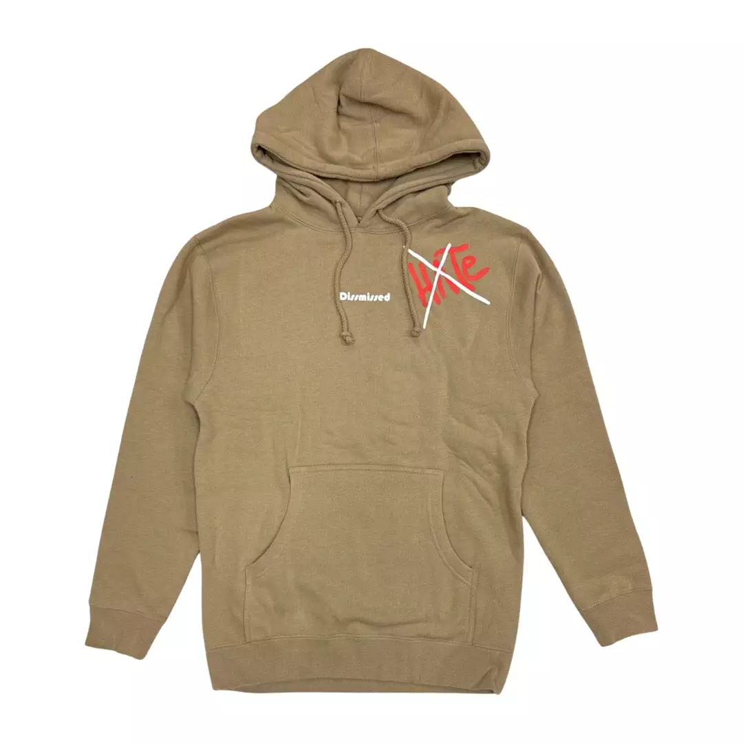 Dissmissed “No Hate” Beige Hoodie