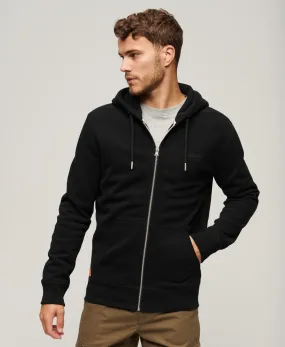 Essential Logo Zip Hoodie | Black