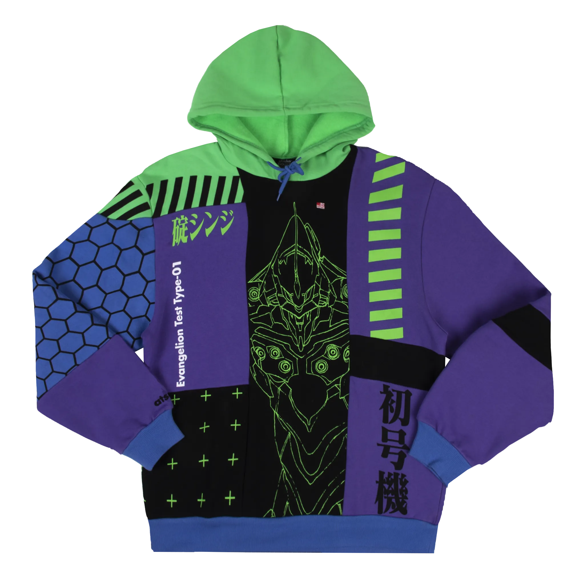 Eva Unit-01 Panel Hoodie