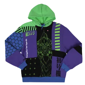 Eva Unit-01 Panel Hoodie