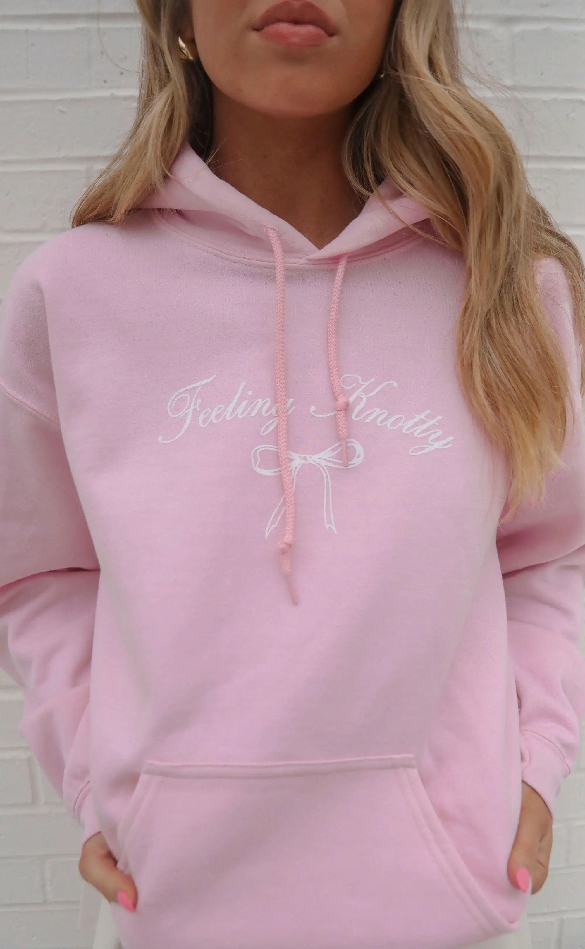 friday + saturday: feeling knotty hoodie