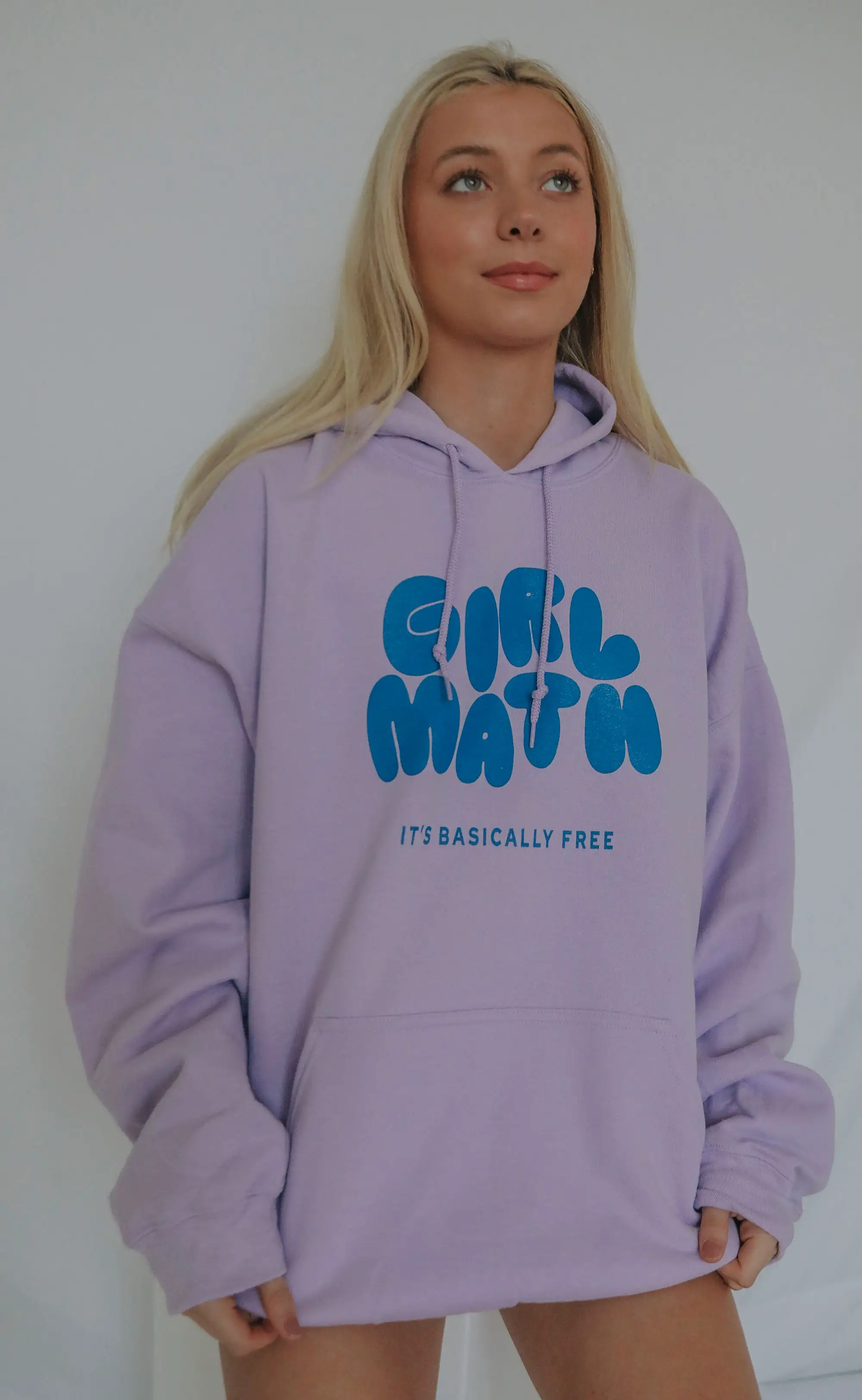 friday + saturday: girl math hoodie