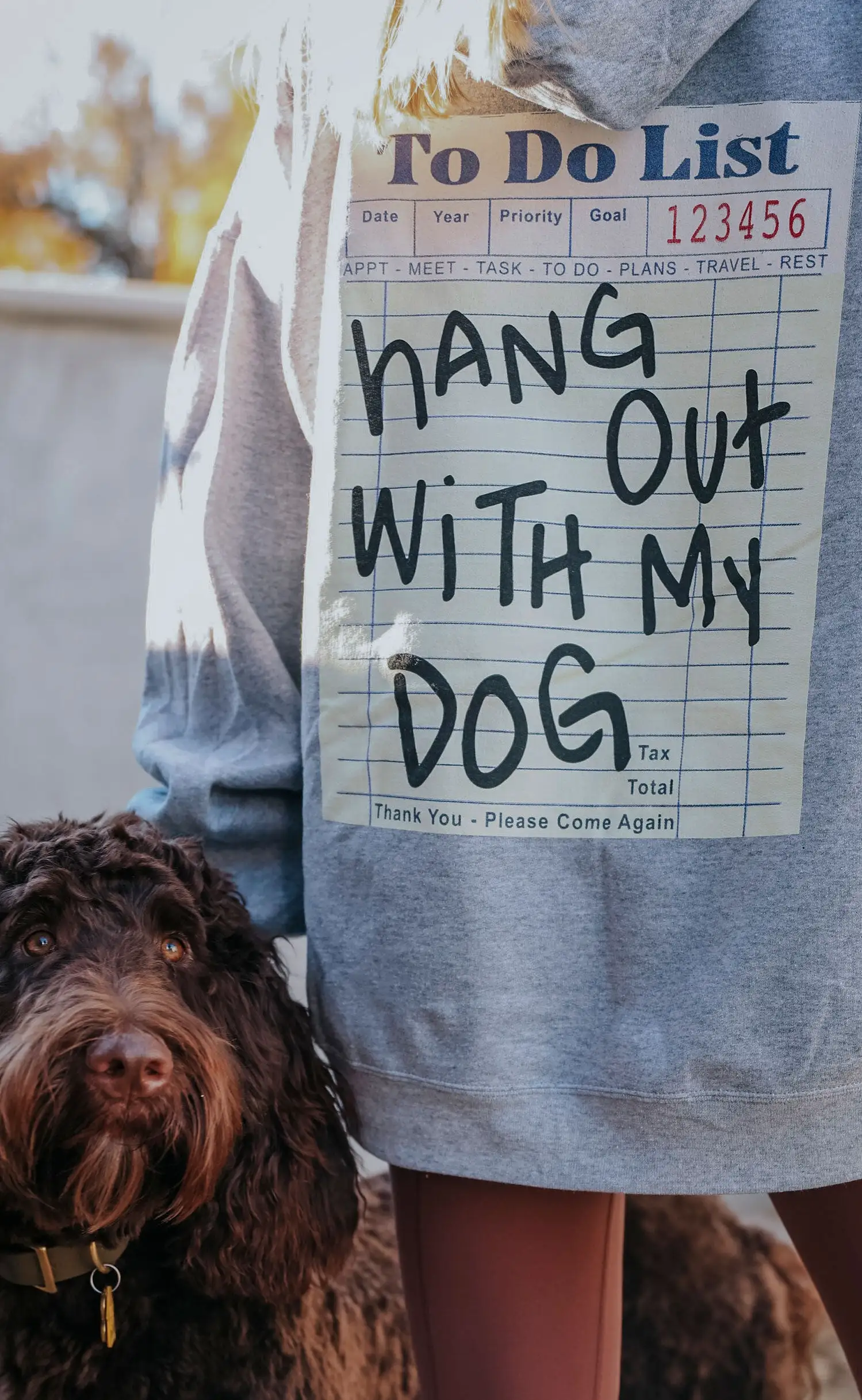 friday + saturday: hang out with my dog hoodie