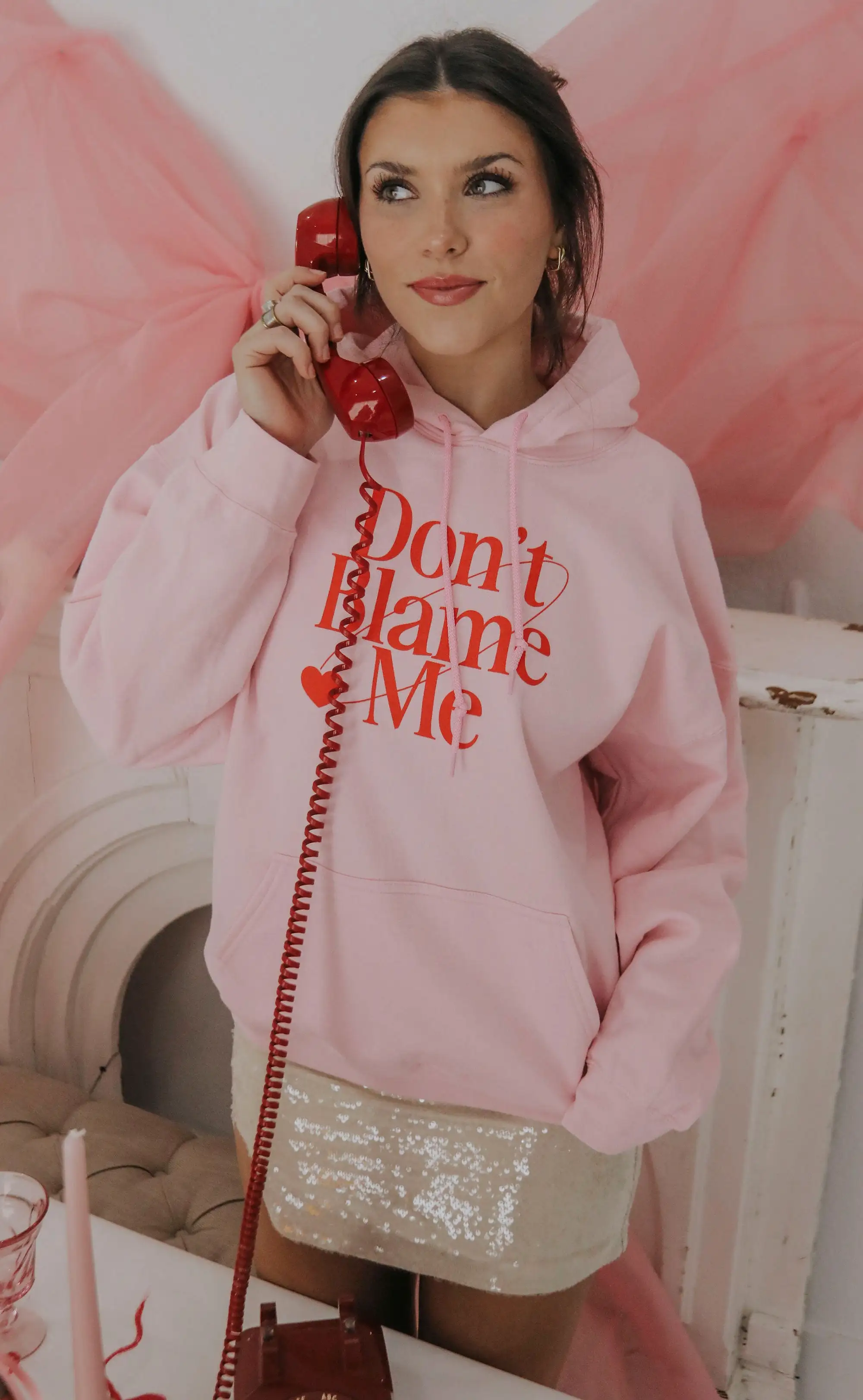 friday + saturday: love made me crazy hoodie