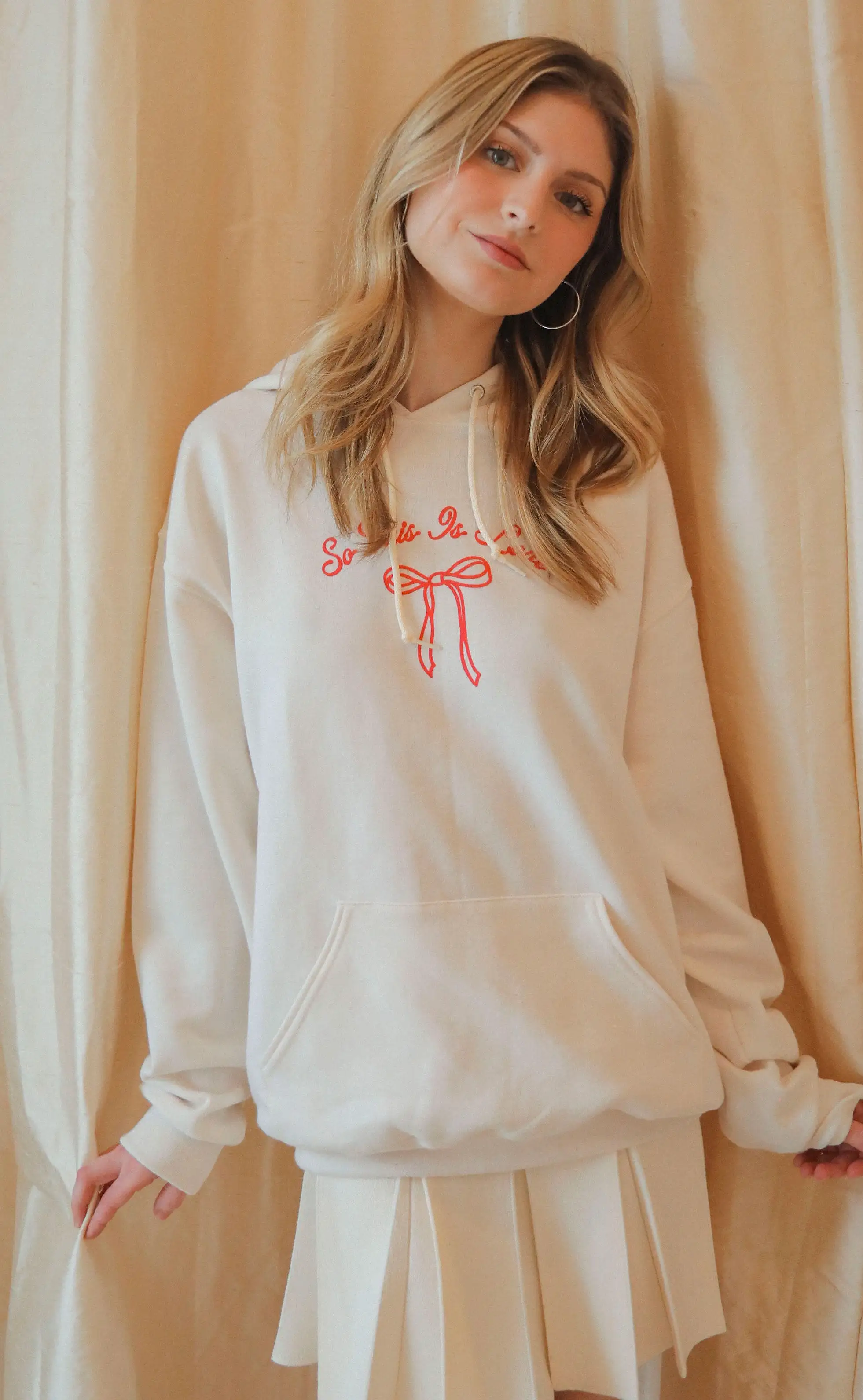 friday + saturday: so this is love hoodie