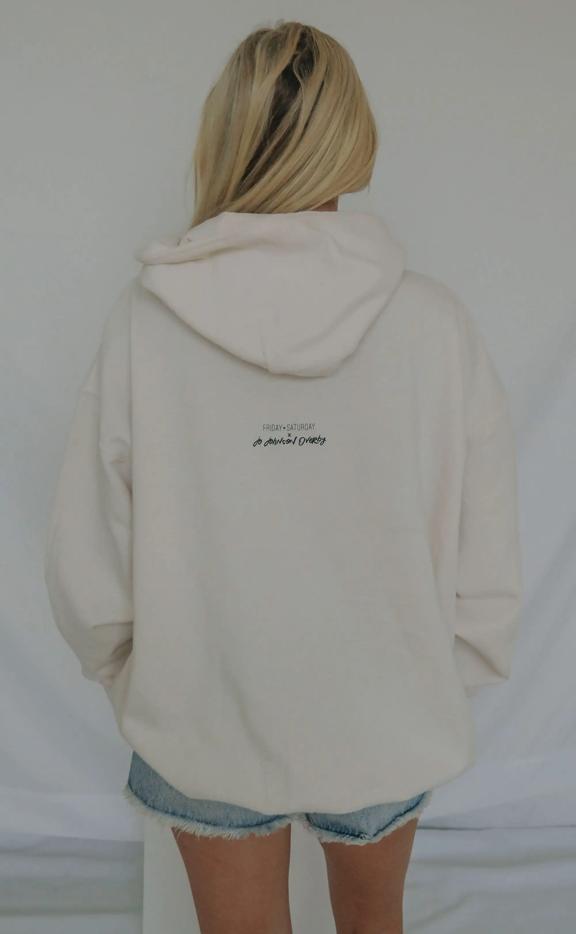 friday + saturday x jo johnson overby: take care hoodie