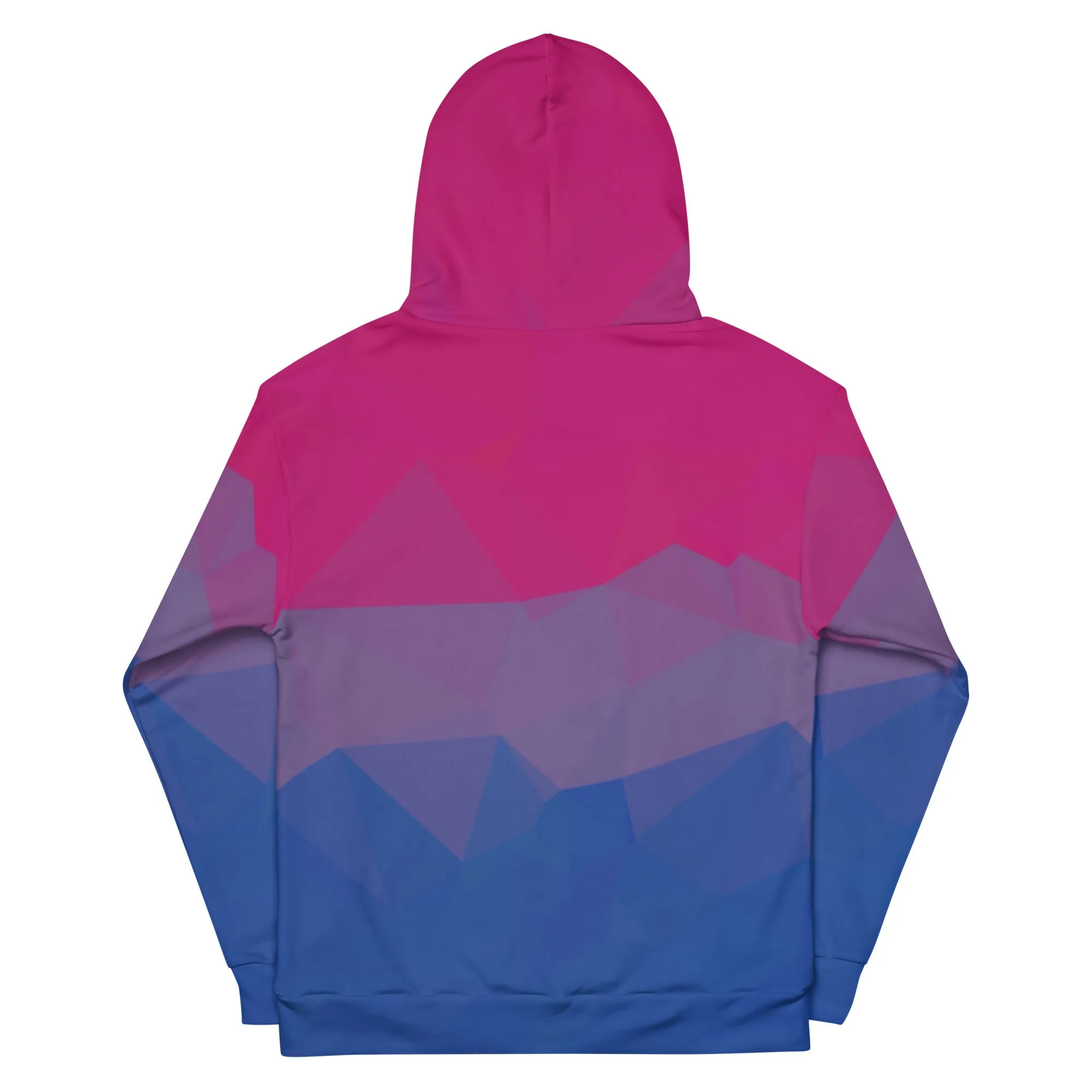 Geometric Bisexual Pride Pullover Hoodie