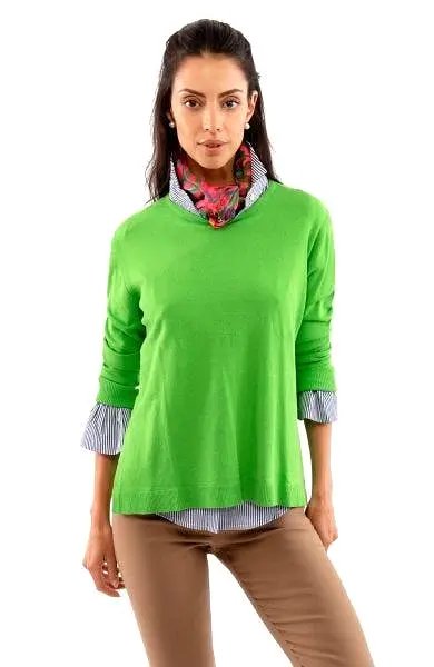 Gretchen Scott Sneek-a-Peek  Sweater - (five colorways)