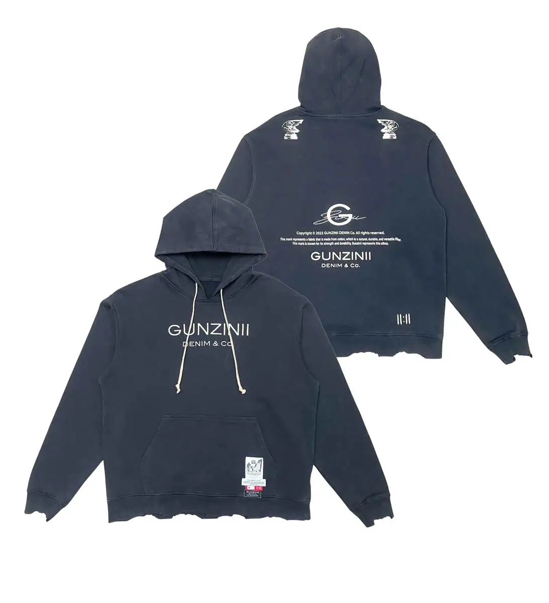 Gunzinii Black Signature Hoodie