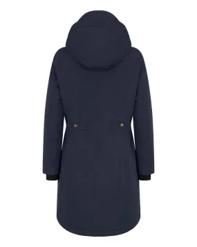 Hoggs of Fife Walker Ladies Long Coat - Navy