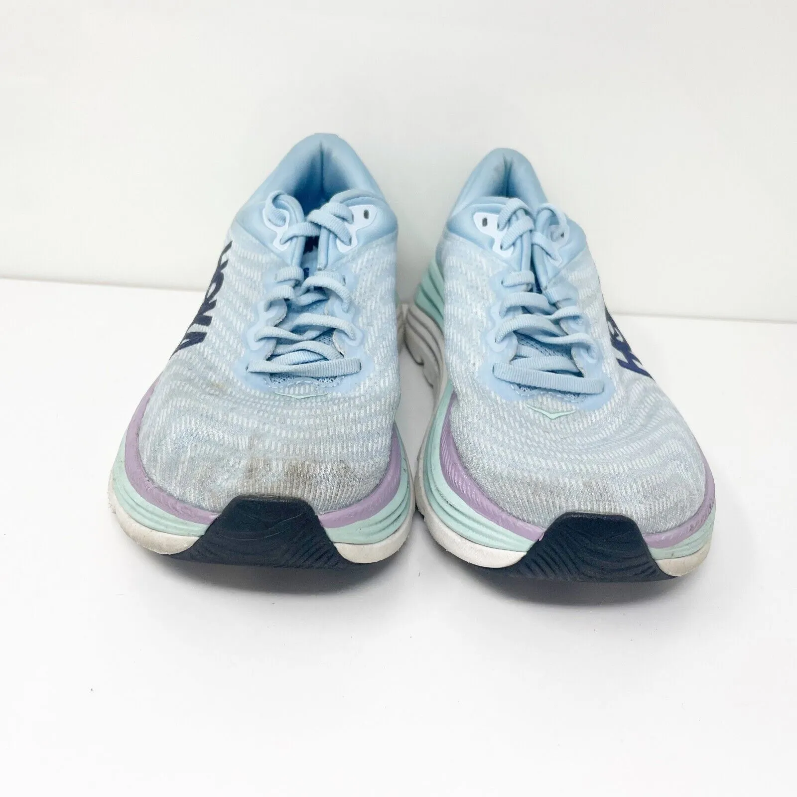 Hoka One One Womens Gaviota 5 1134235 ABSO Blue Running Shoes Sneakers Size 8 B