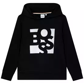 Hugo Boss Boys Hoodie _Black J25M66-09B