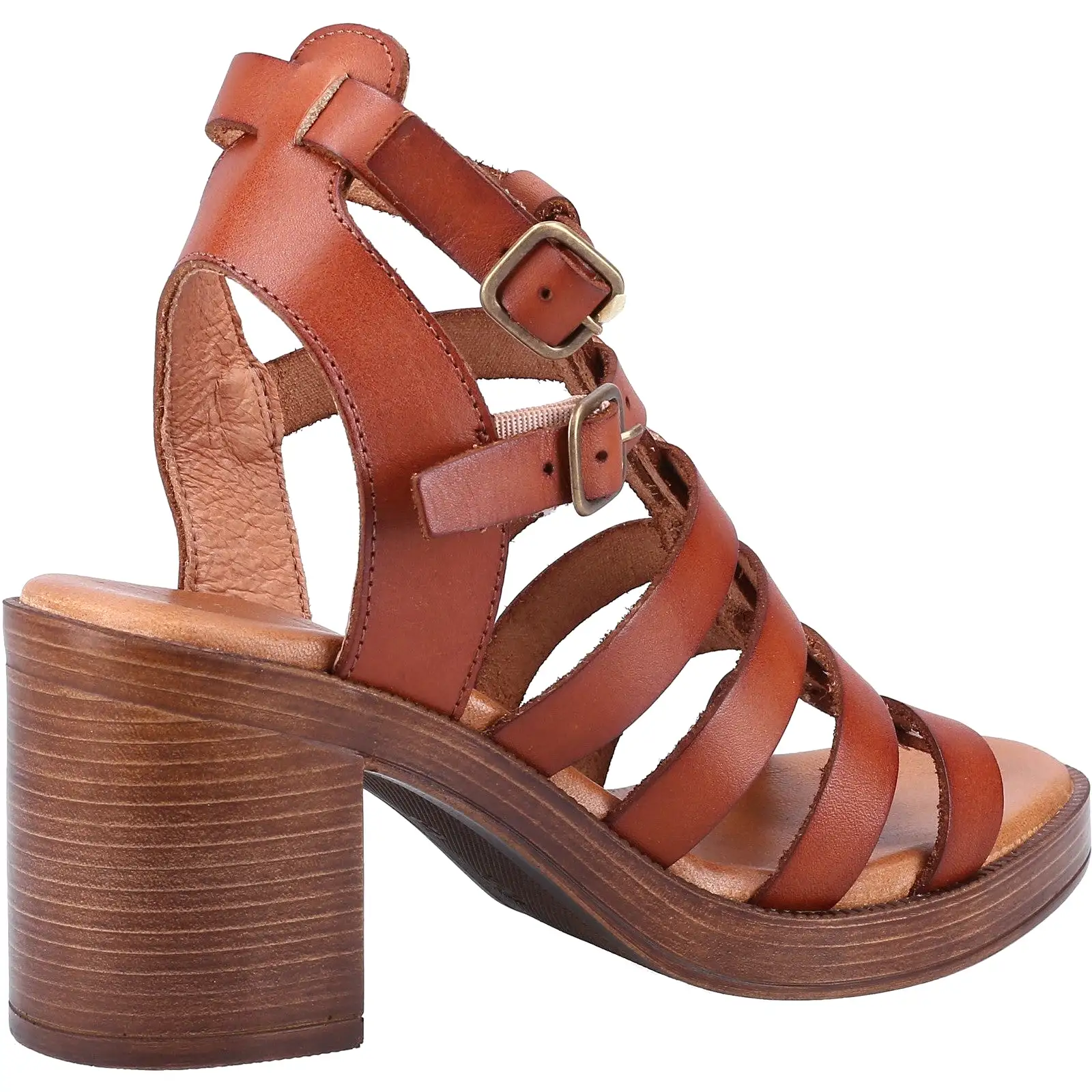 Hush Puppies Gloria Womens Leather Gladiator Sandal