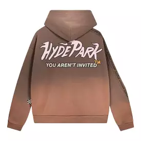 Hydepark Race To The Top Brown Hoodie