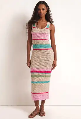 Ibiza Stripe Sweater Dress