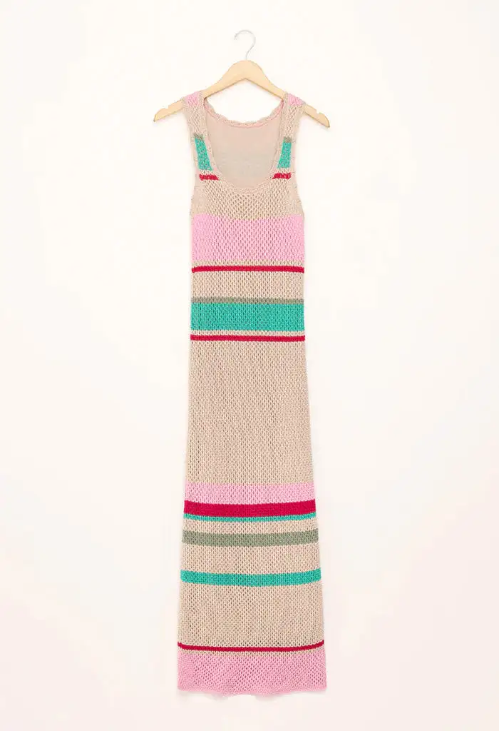 Ibiza Stripe Sweater Dress