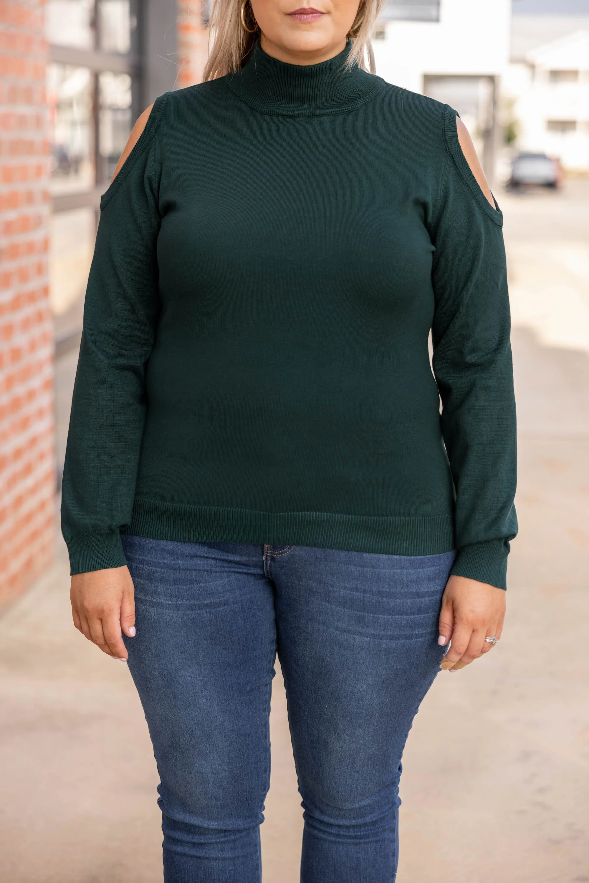 Instant Connection Sweater, Hunter Green