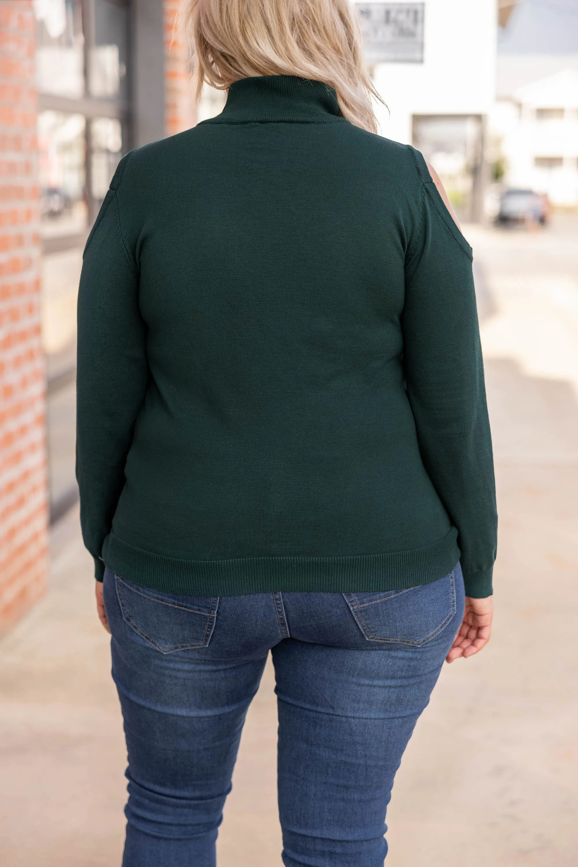 Instant Connection Sweater, Hunter Green