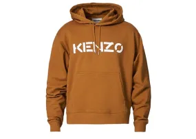 Kenzo Logo Hoodie Camel