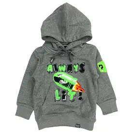 Kids Always Lit Hoodie (Neon Green)