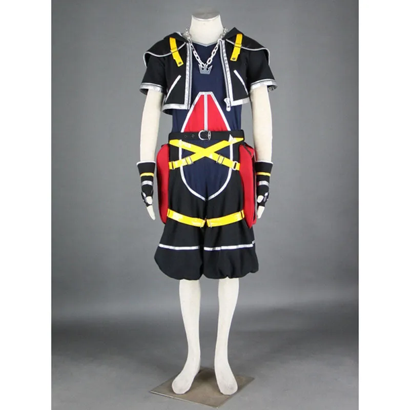 Kingdom Hearts Sora cosplay costume custom made