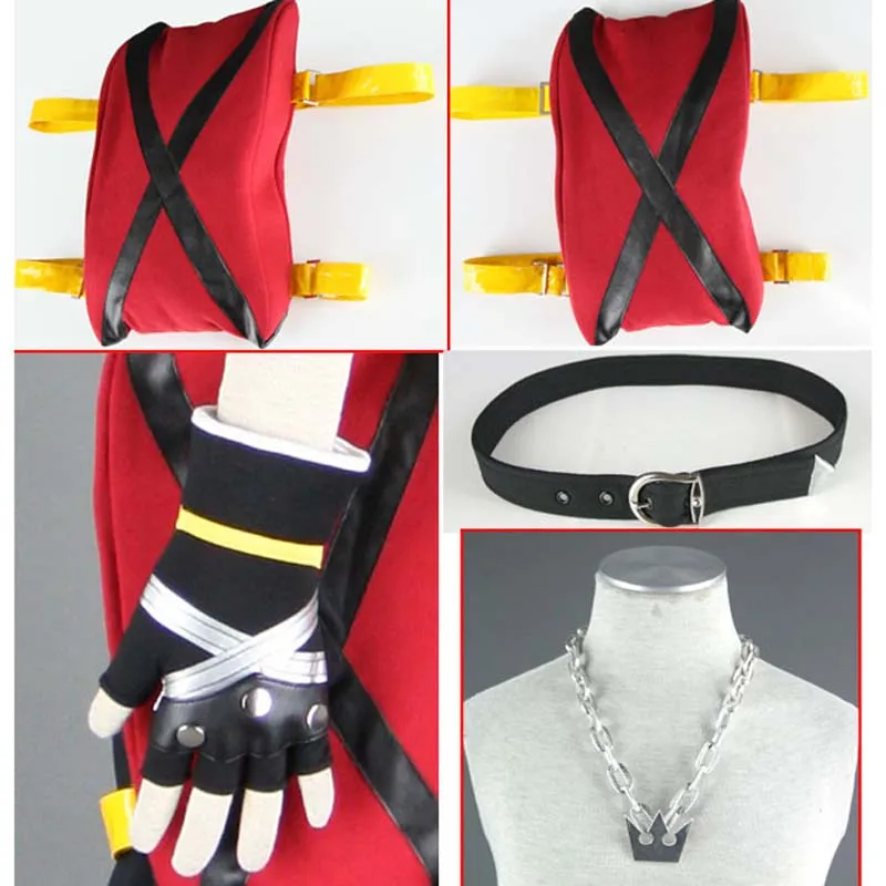 Kingdom Hearts Sora cosplay costume custom made