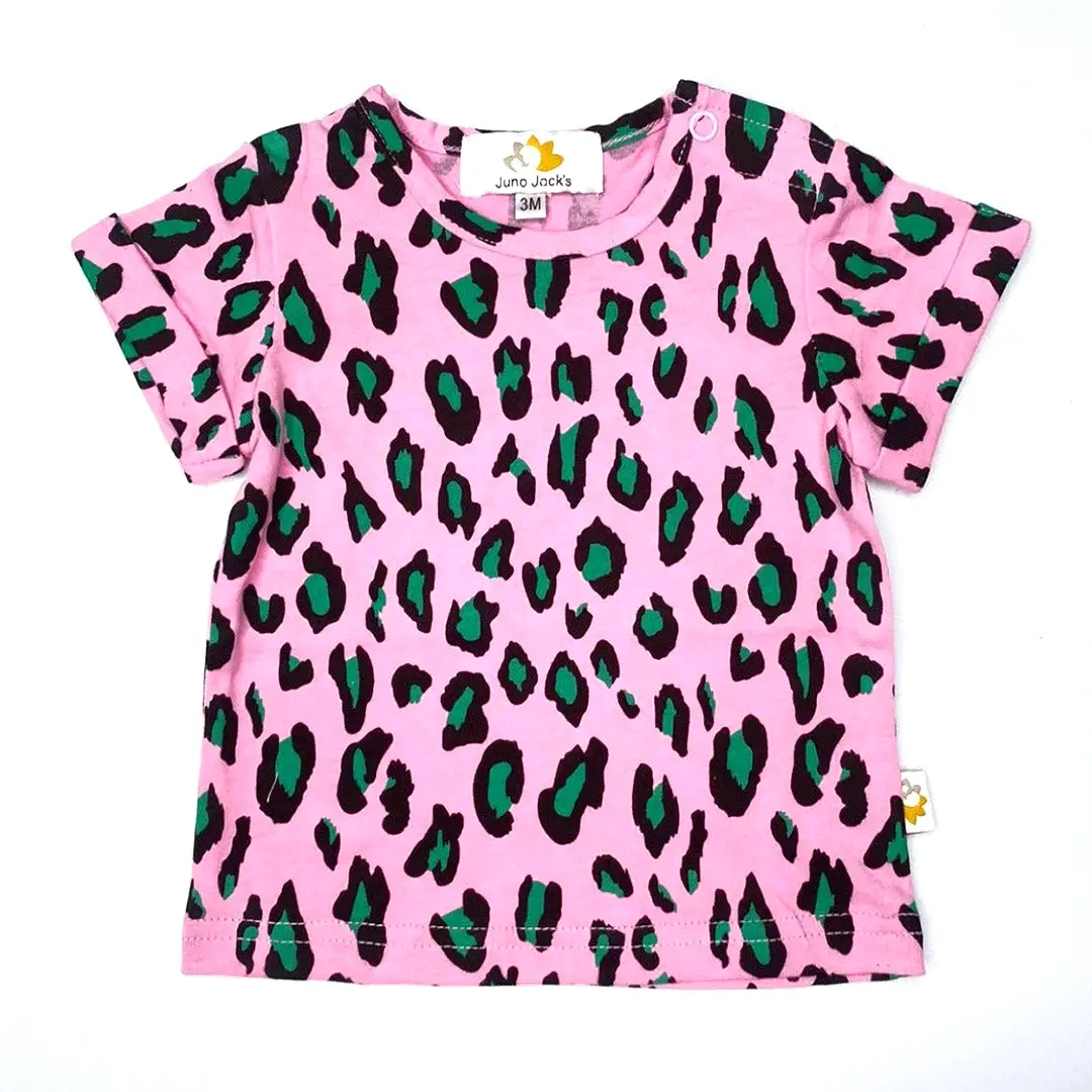 Leopard Print Baby/Child Twinning Tee