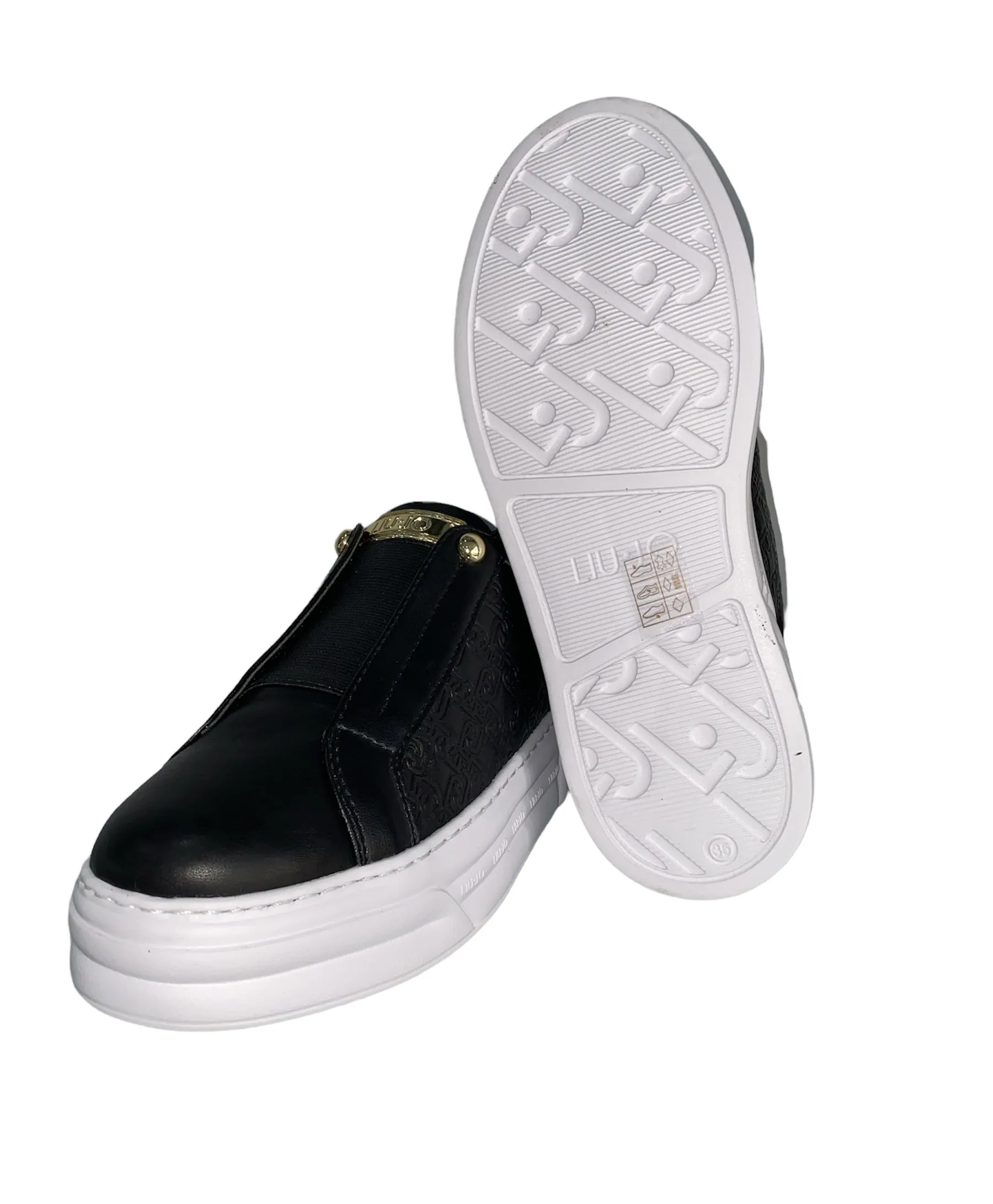 Liu Jo sneaker donna slipon nero articolo bf2081px14422222