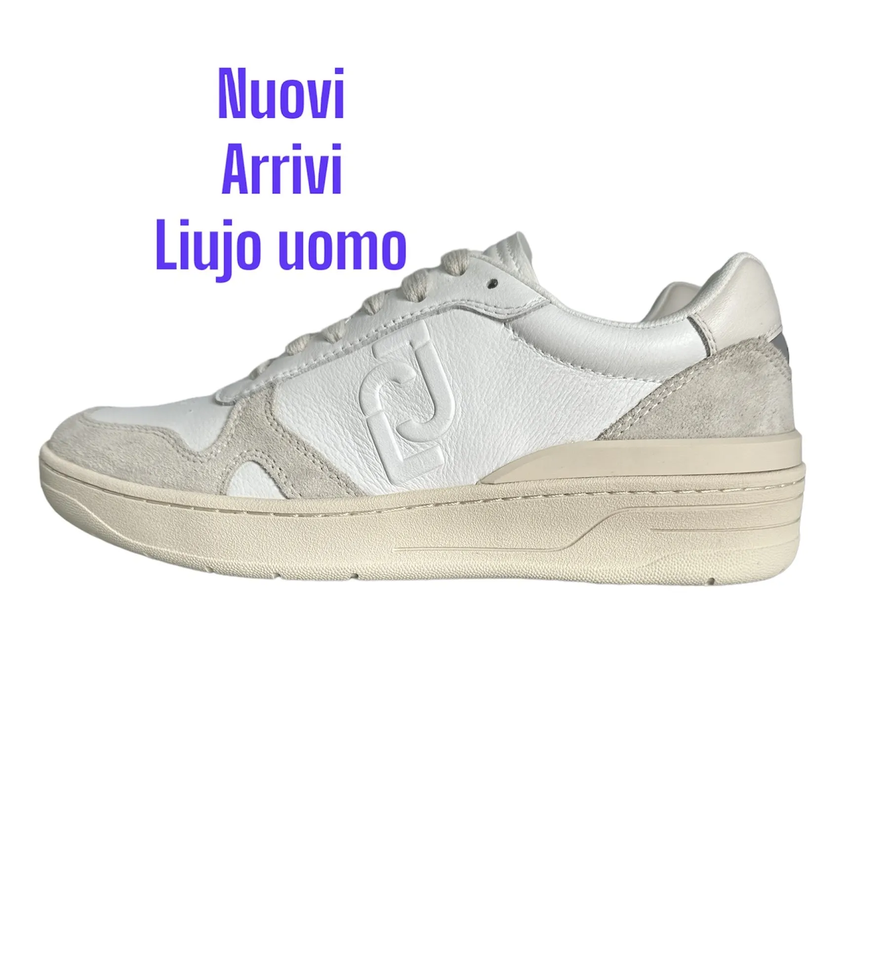 Liujo sneaker uomo bianco+camoscio ARTICOLO 7B3001PX310S3068