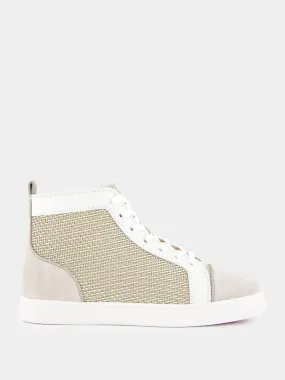 Louis high-top veau velours sneakers